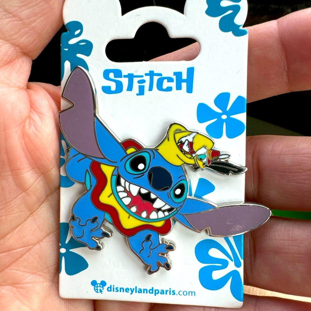 Disney Paris Lilo Stitch Duckling Timothy Stitch As Dumbo Pin 2023 DLP
